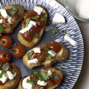 Italian Bruschetta with Mozzarella