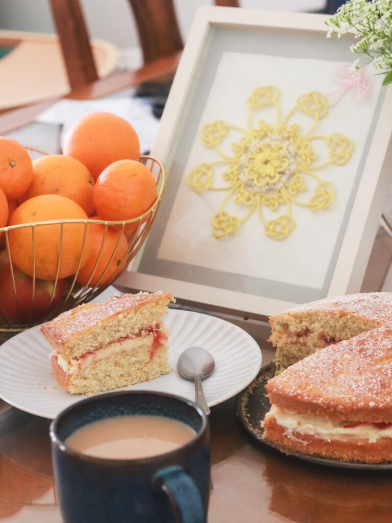 Wow! Victoria Sponge Cake with Coconut Flour